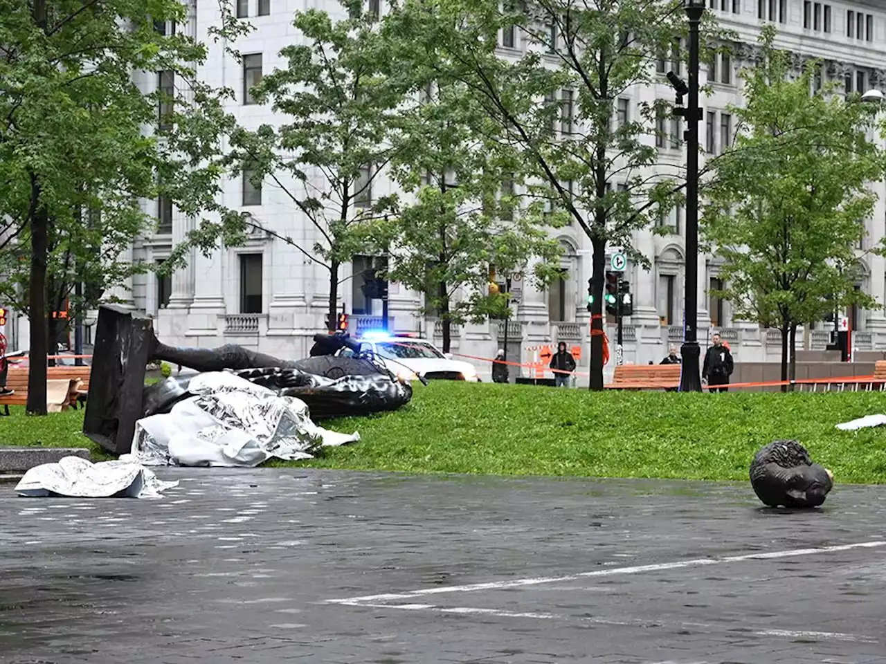 Montreal committee says toppled statue of John A. Macdonald should not be put back