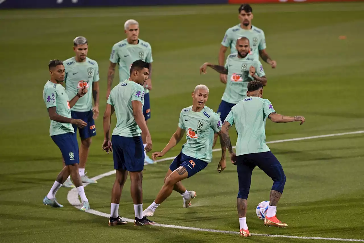 Brazil getting ready to dance at the World Cup