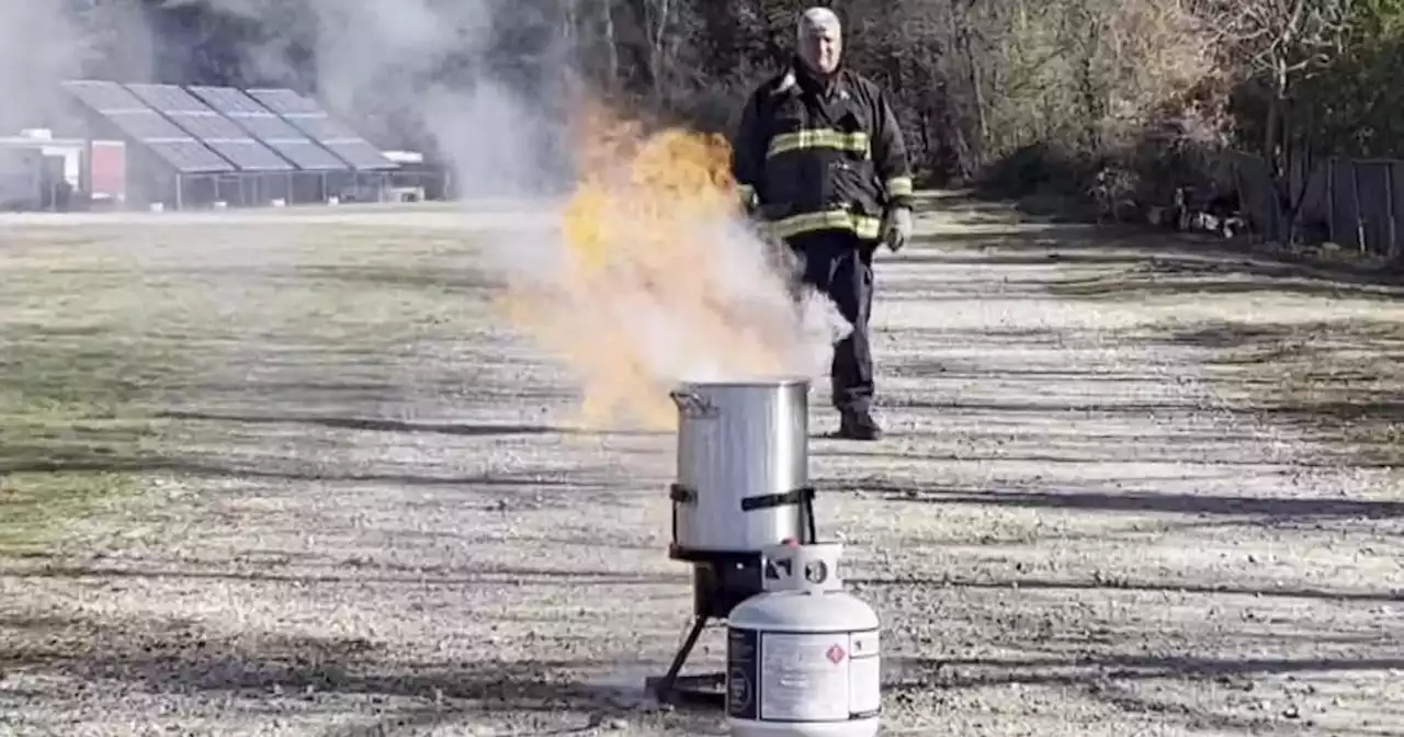 Safety tips for deep frying a Thanksgiving turkey, and more