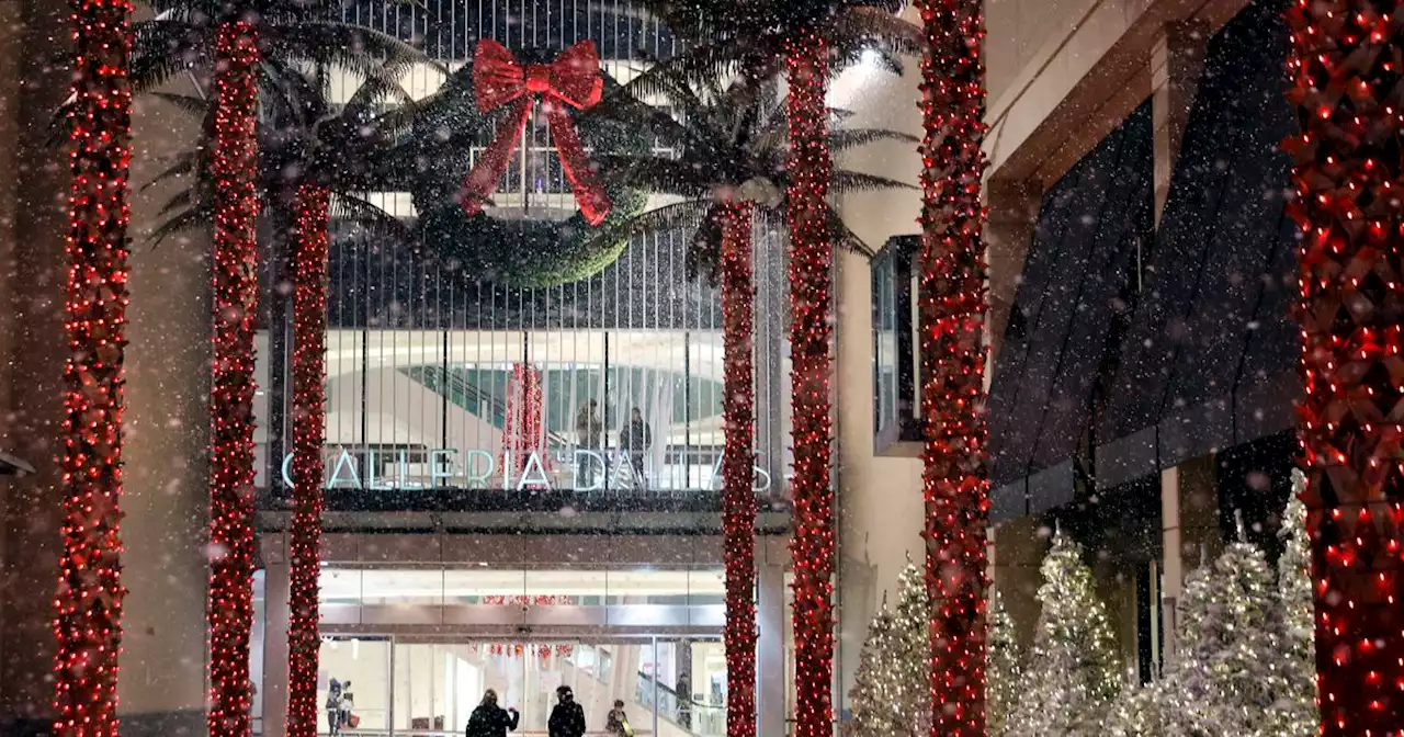 Galleria Dallas to make it snow every day starting Black Friday