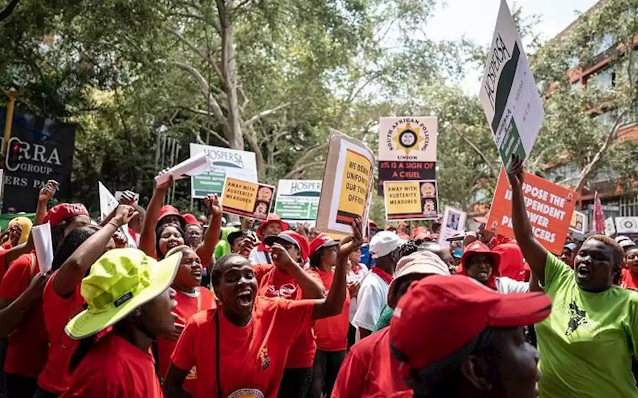 GALLERY: Trade unions march to Treasury in Pretoria over public sector wage hike