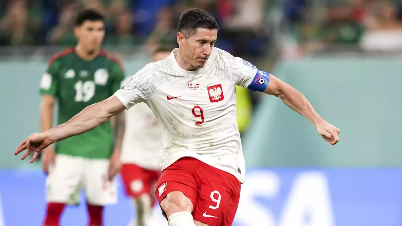 Poland boss tells Robert Lewandowski to 'digest' penalty miss after his 'emotional' reaction