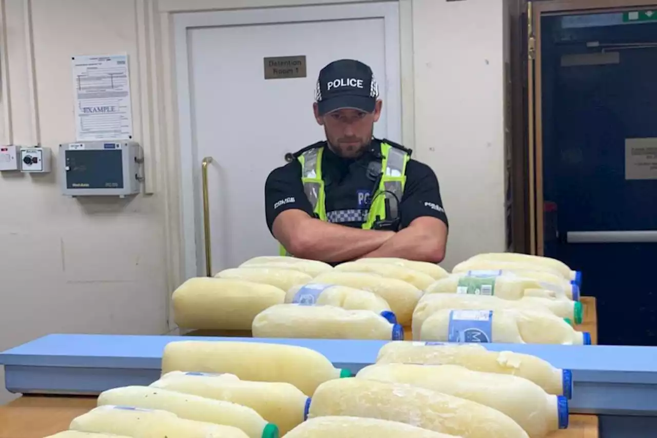 Cops recover dozens of milk cartons 'stolen' from Glasgow area