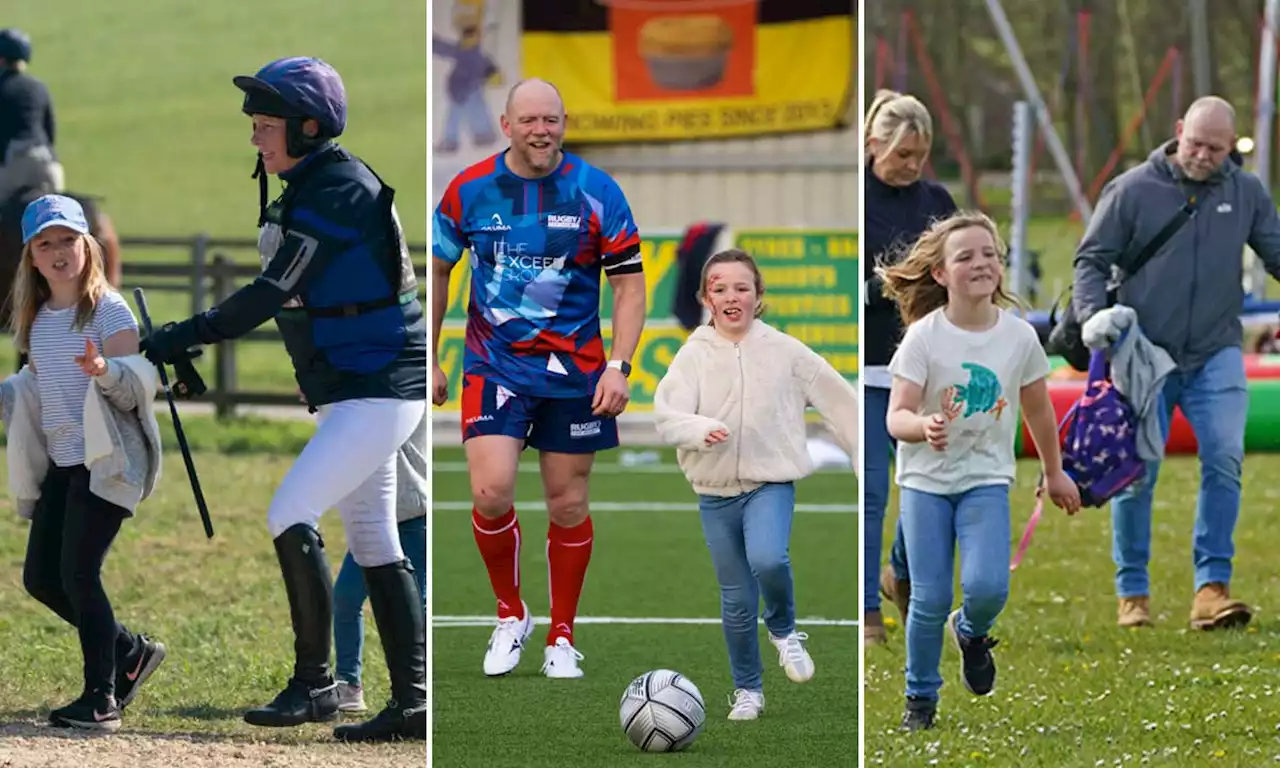 Mike and Zara Tindall's sporty children: How Mia, Lena and Lucas are following in their parents' footsteps