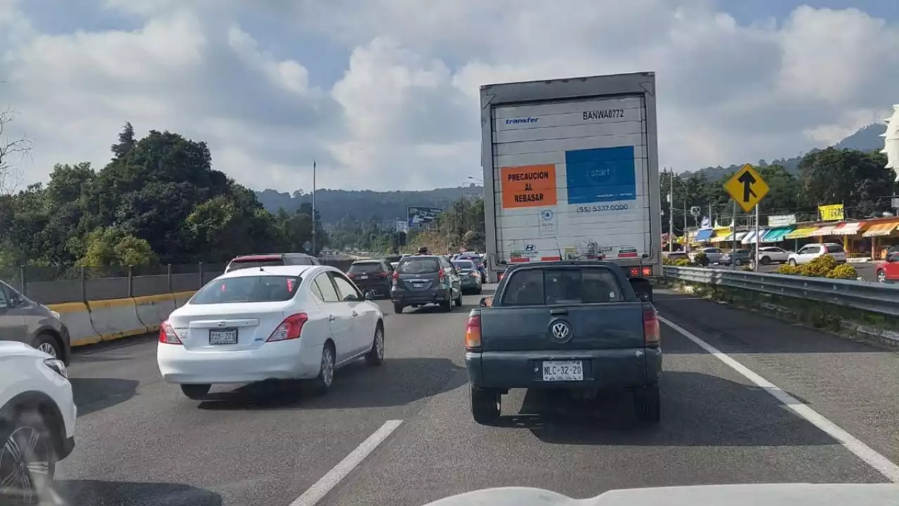 Bloqueo en la México-Cuernavaca: manifestantes cierran el paso en pleno regreso de puente