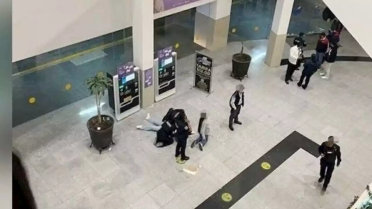 Hidalgo: una mujer resultó herida tras caer del tercer piso de plaza Galerías Pachuca