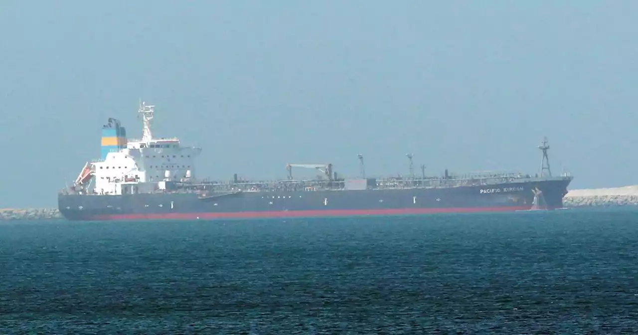 US navy claims Iranian drone struck Israeli-linked tanker