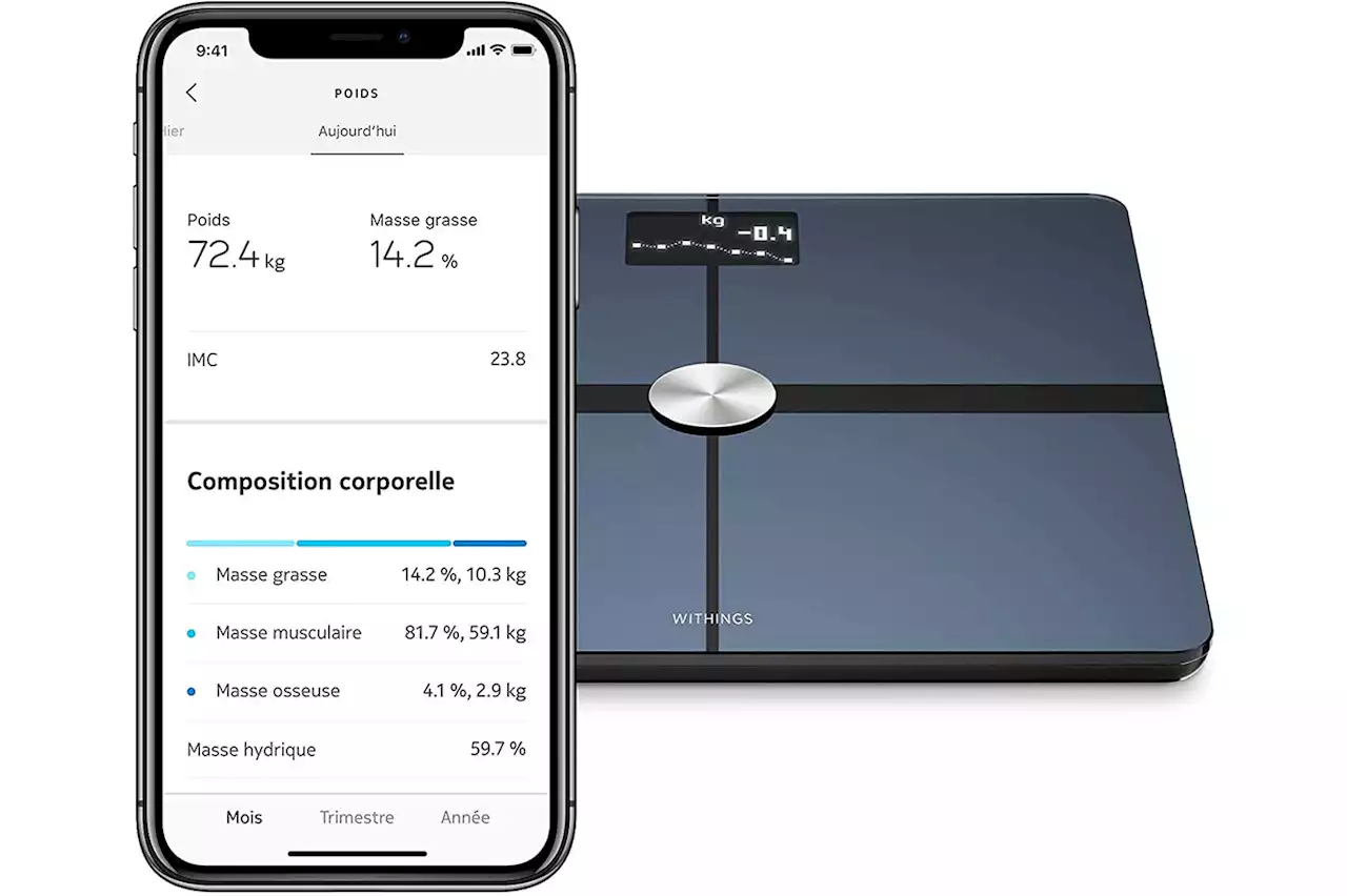 Le prix de l'excellente balance connectée Withings Body+ en forte baisse !