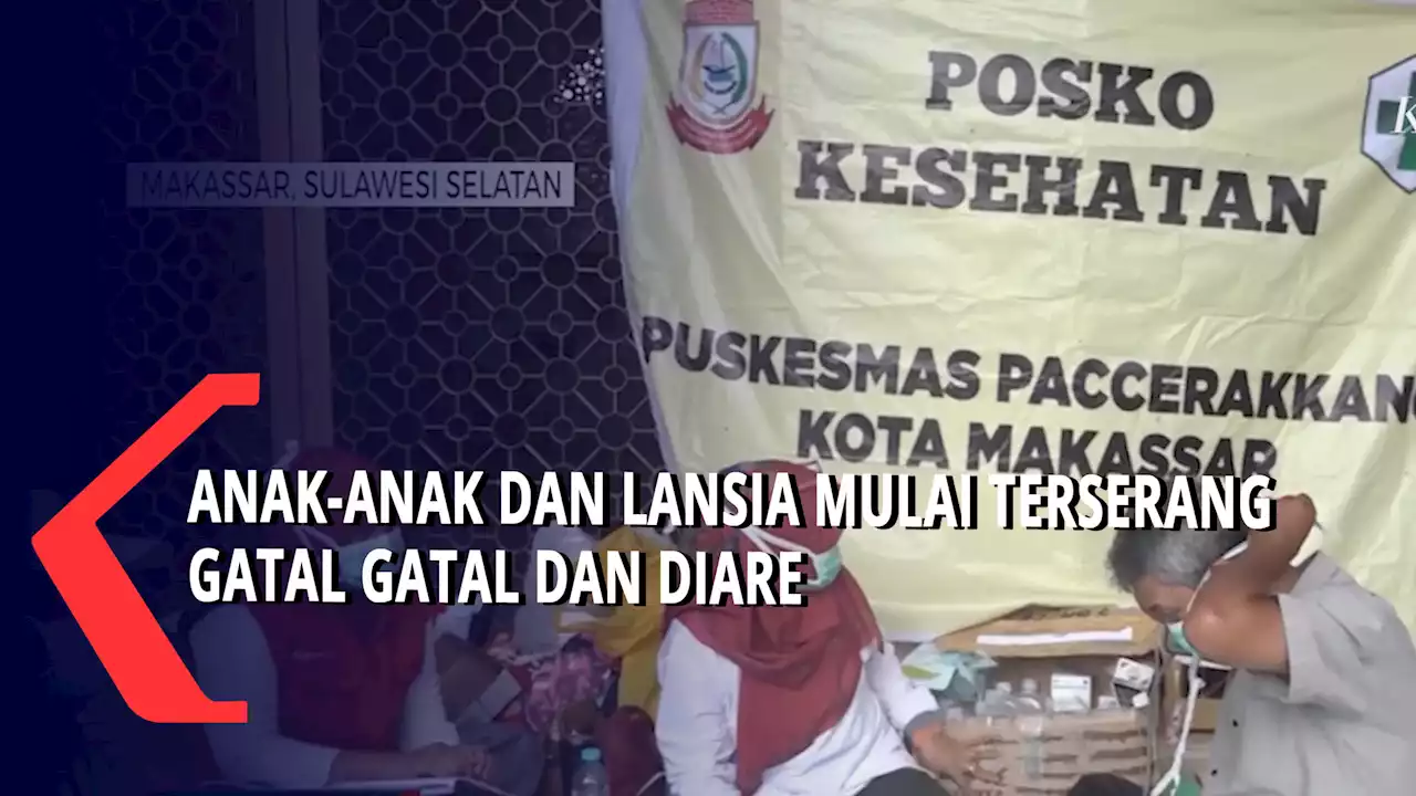 Anak-Anak Dan Lansia Korban Banjir Mulai Terserang Gatal Gatal Dan Diare