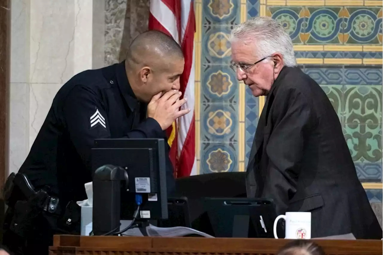 Two dozen loud protesters again delay Los Angeles City Council meeting