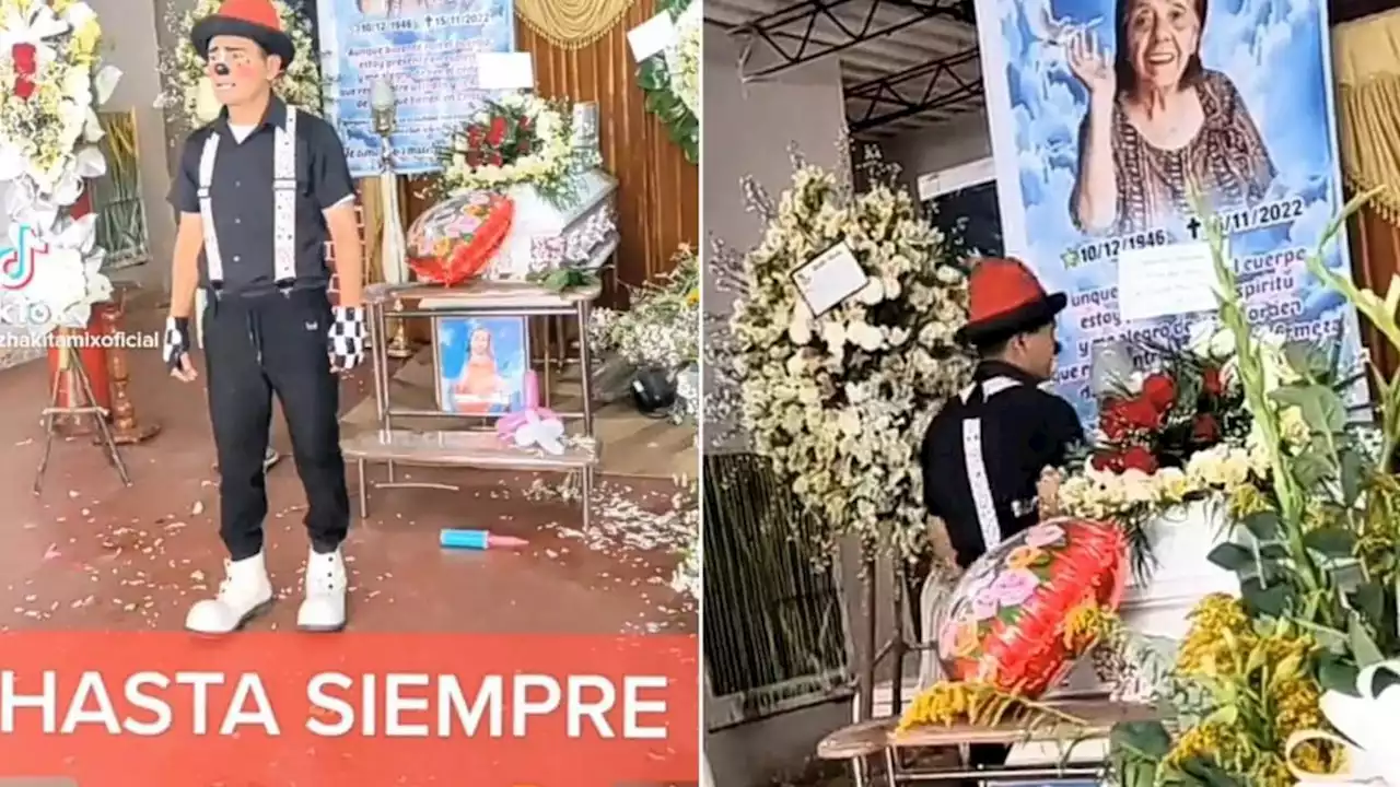 Payasito despide a su madre con emotivo mensaje: 'Me diste el don de hacer reír' (VIDEO)