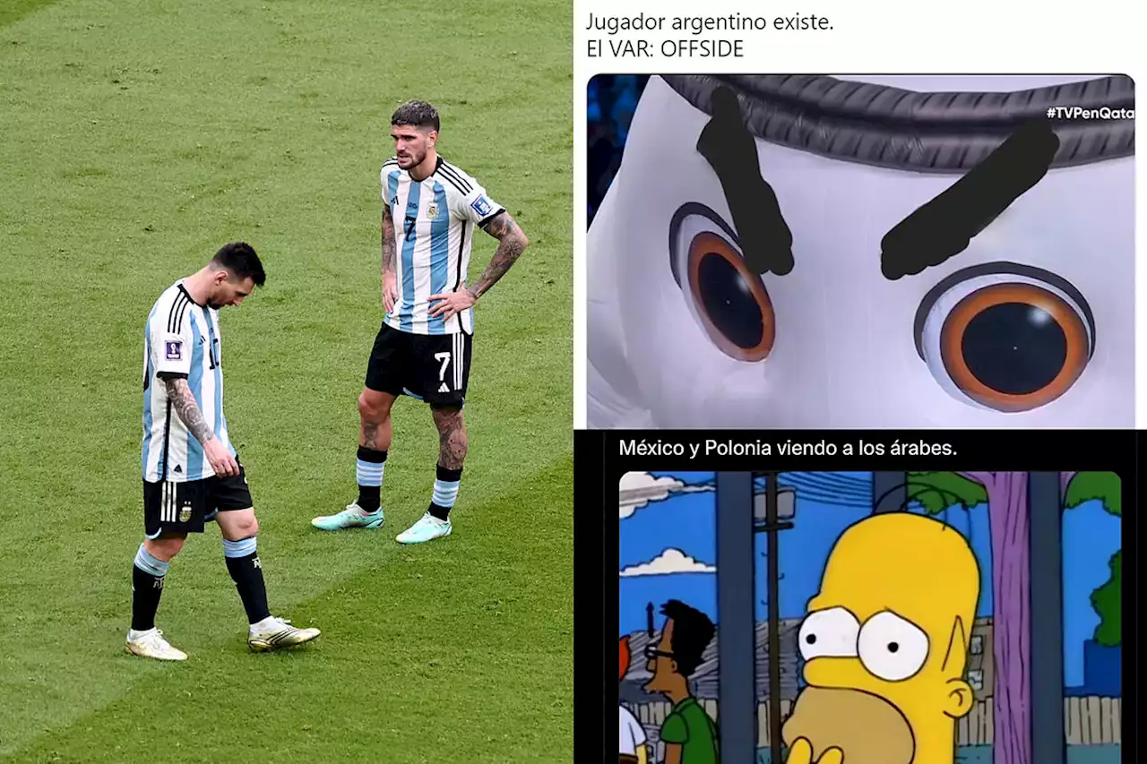 Los mejores memes de Argentina vs Arabia Saudita en el Mundial Qatar 2022