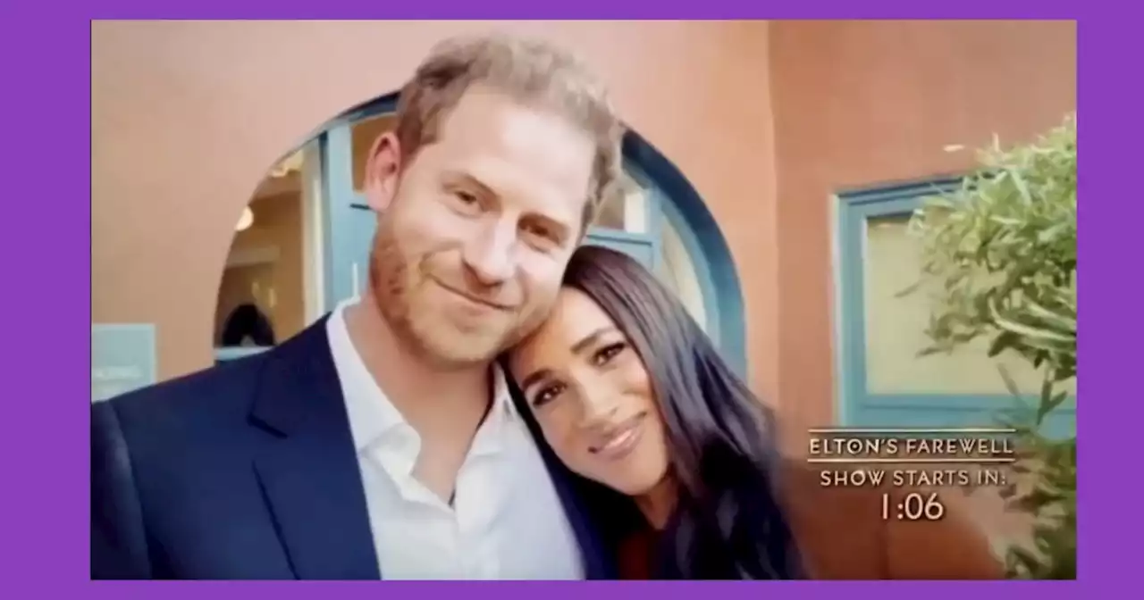 Dans une vidéo hommage, Meghan Markle et le prince Harry remercient Elton John pour son amitié