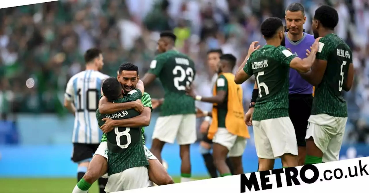 Saudi Arabia come from behind to secure stunning victory over Argentina