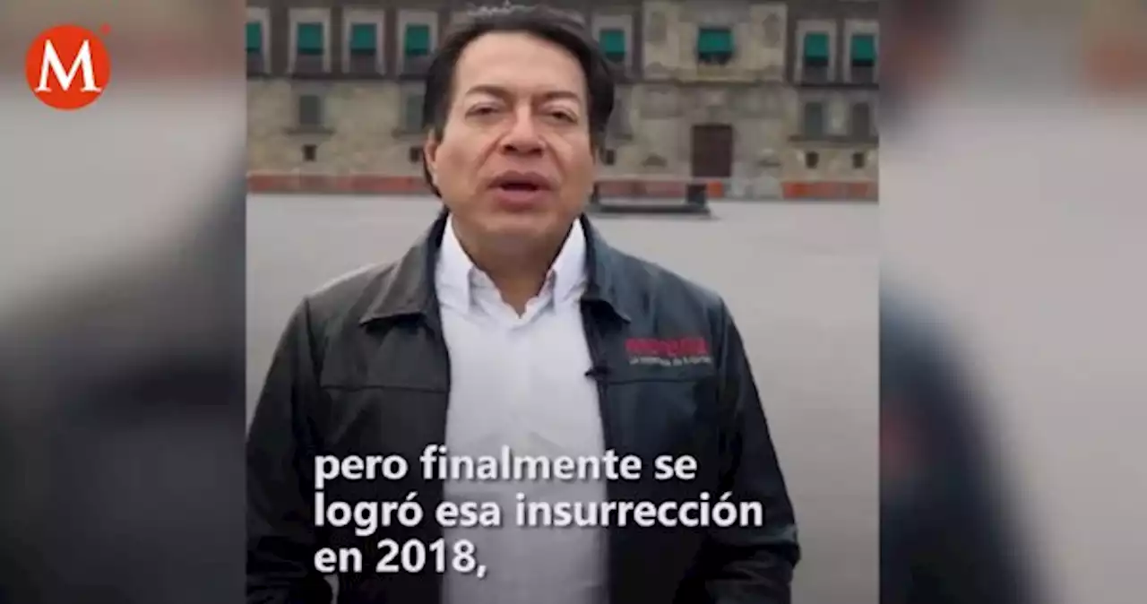 Mario Delgado llama a morenistas acudir a la marcha de AMLO