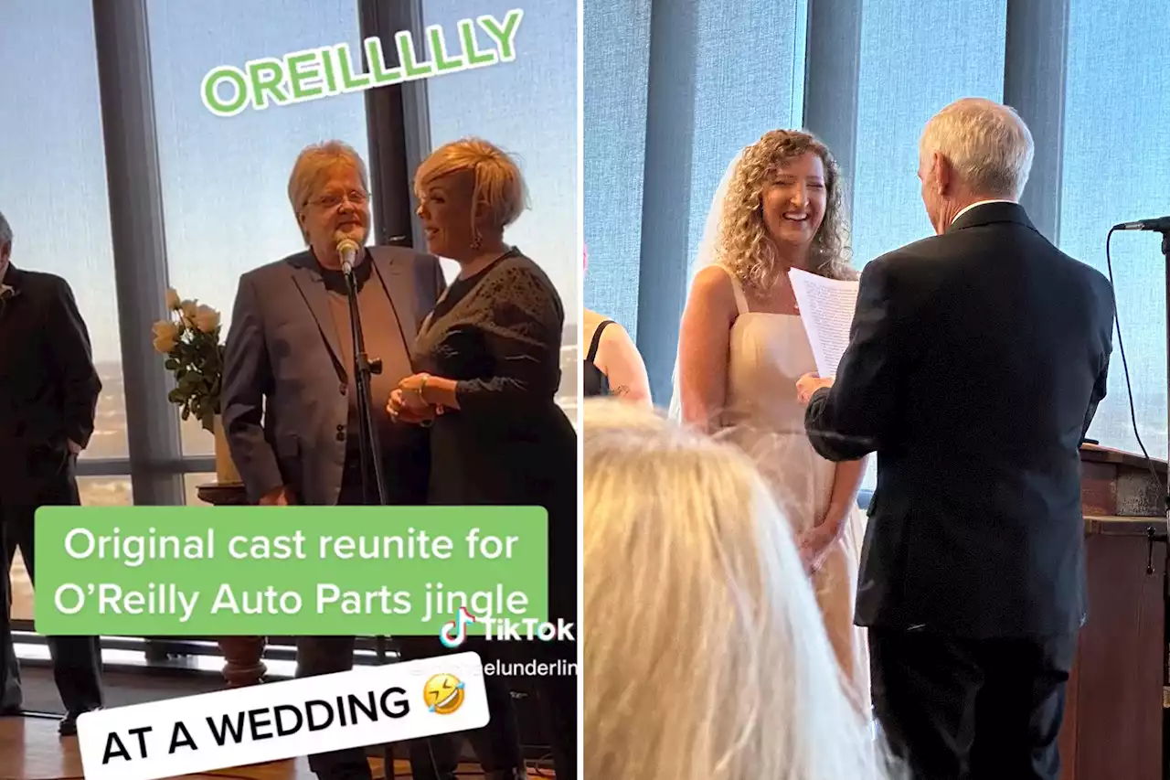 O’Reilly Auto Parts jingle cast reunite at a wedding and TikTok is going nuts