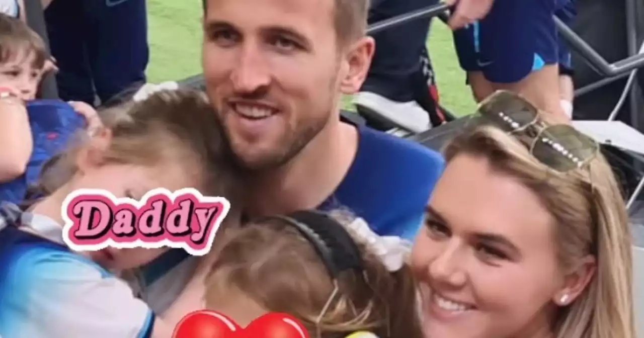 Sasha Attwood and Harry Kane's wife Kate lead proud WAGs celebrating 6-2 win