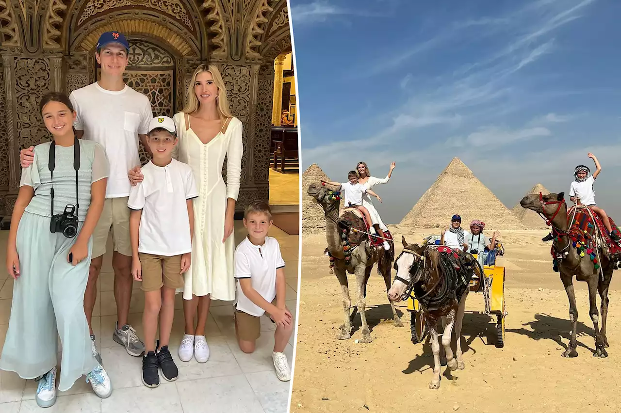 Ivanka Trump jets off to Egypt for family getaway after bowing out of politics