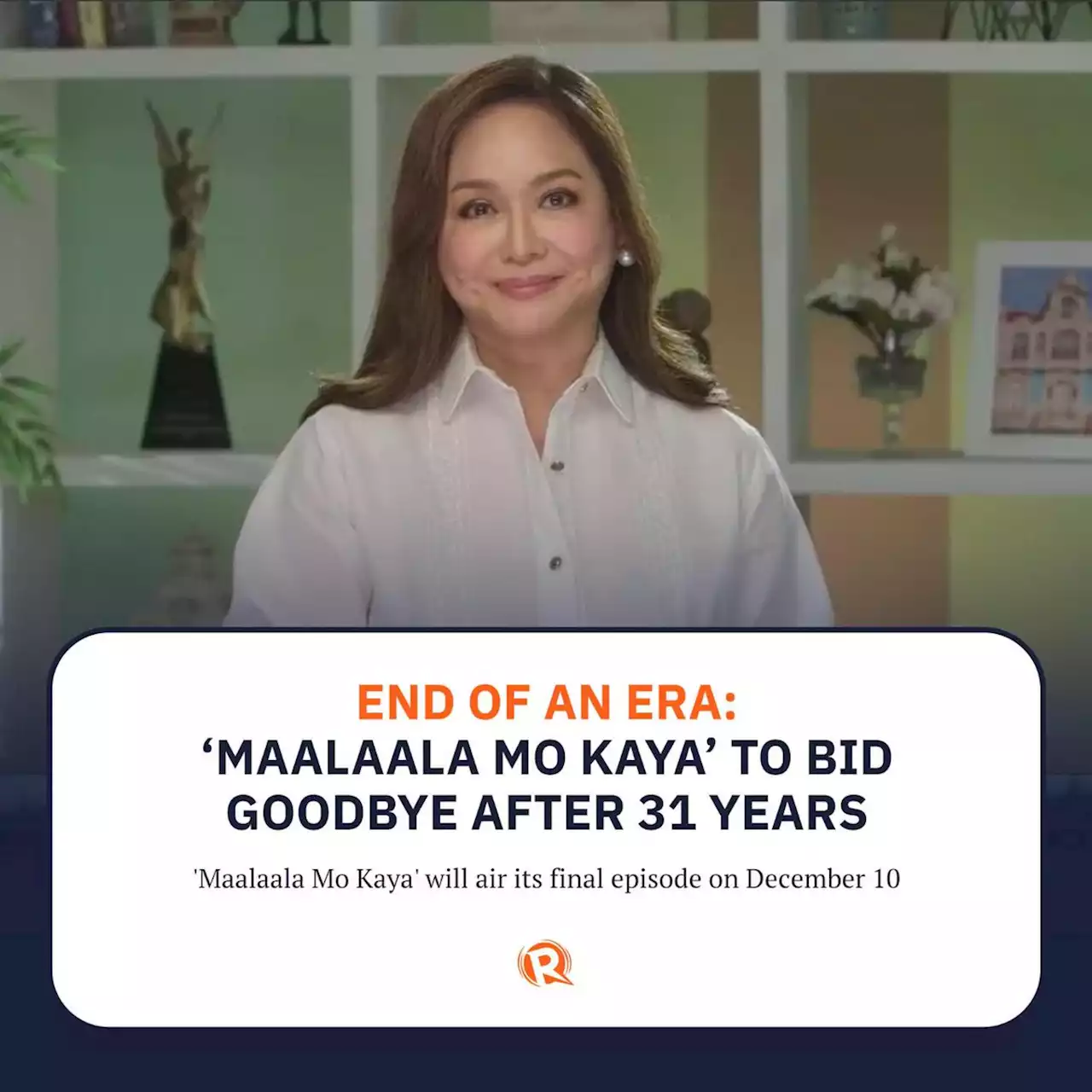 End of an era: ‘Maalaala Mo Kaya’ to bid goodbye after 31 years