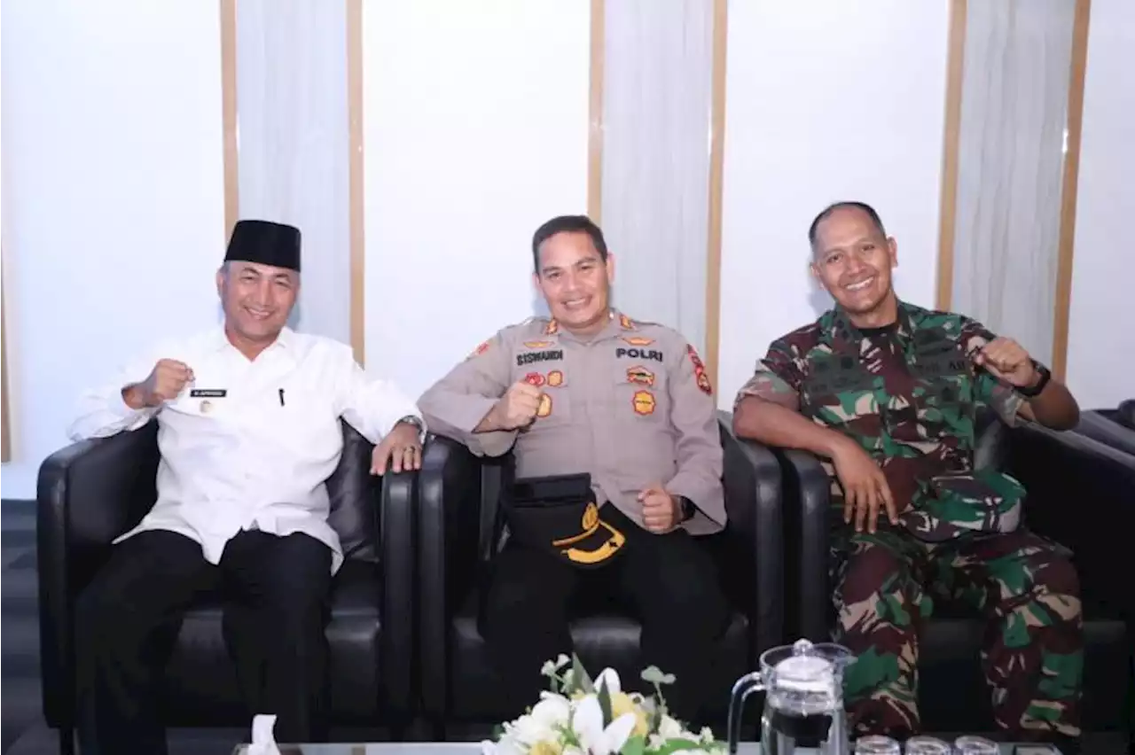 Pj Bupati Apriyadi Temui Pangdam, Kapolda dan Danrem |Republika Online