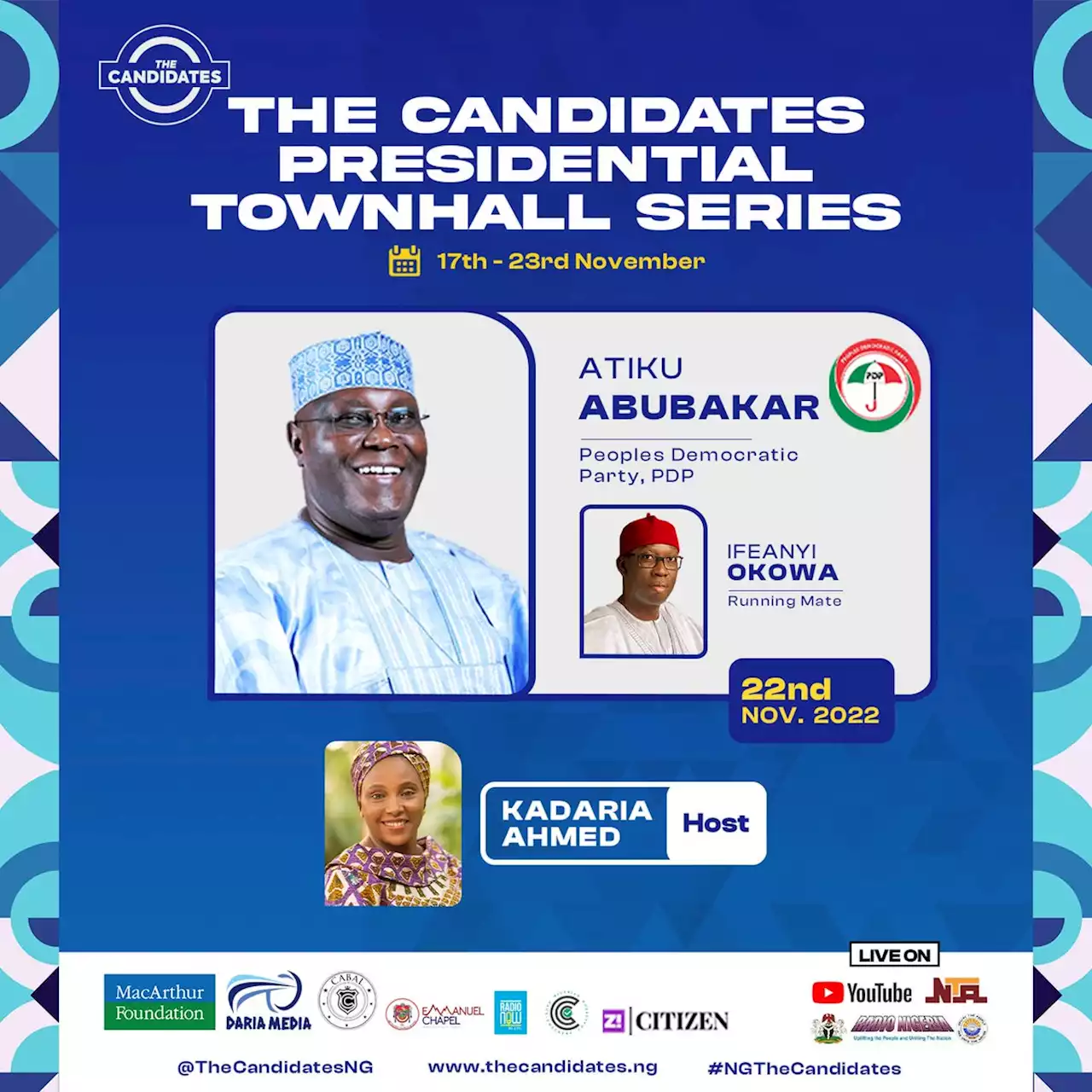 PDP Candidates, Atiku, Okowa Pull Out Of Presidential Town Hall Meeting, The Candidates | Sahara Reporters