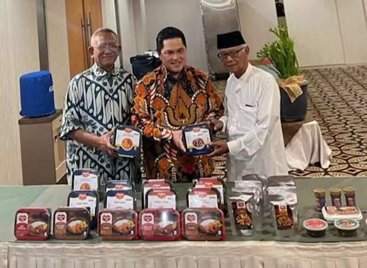 Bahas Makanku, Erick Thohir Bertemu Puspo Wardoyo dan Tokoh PBNU di Solo