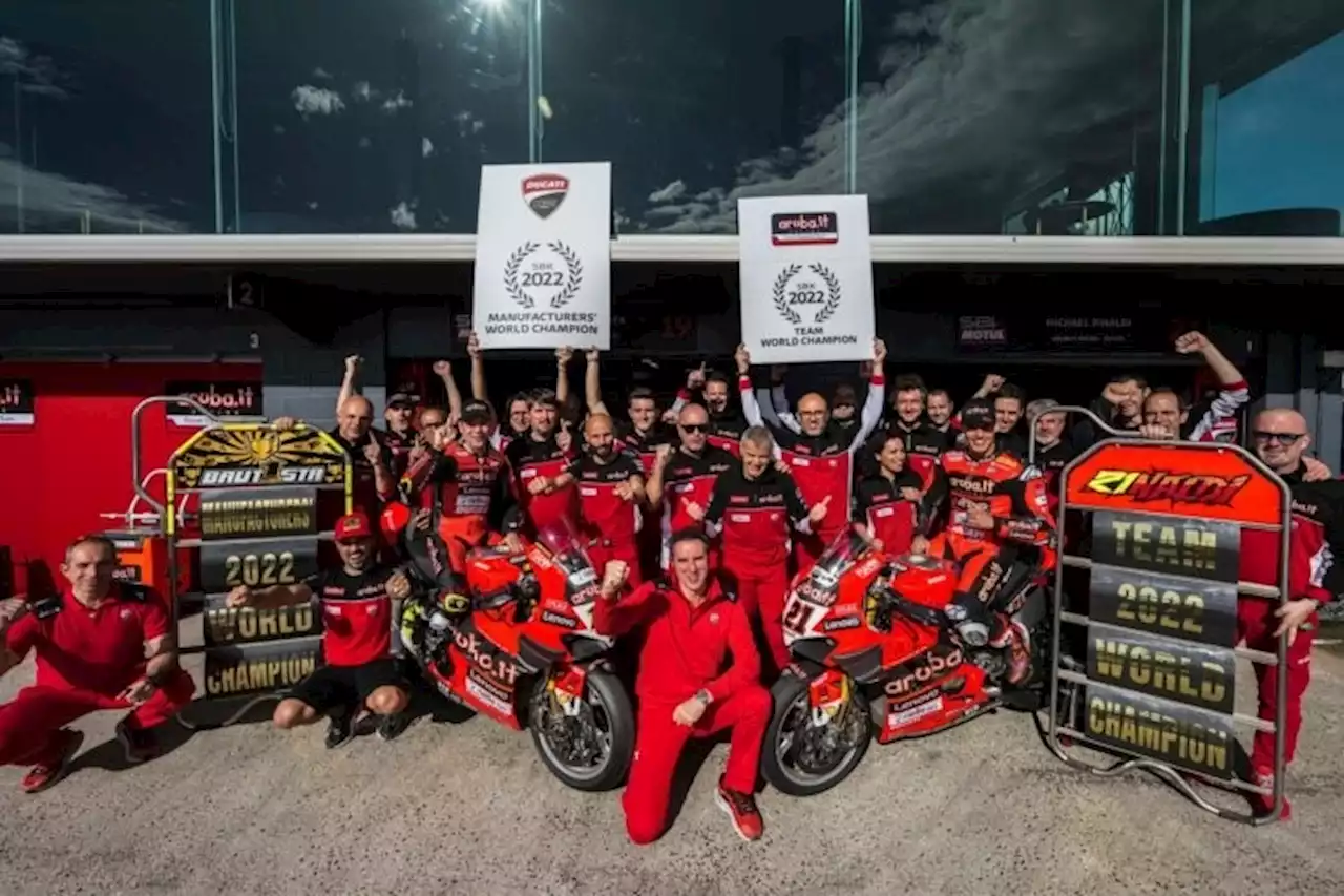 Ducati räumte ab: 2022 auch bestes Team und Motorrad