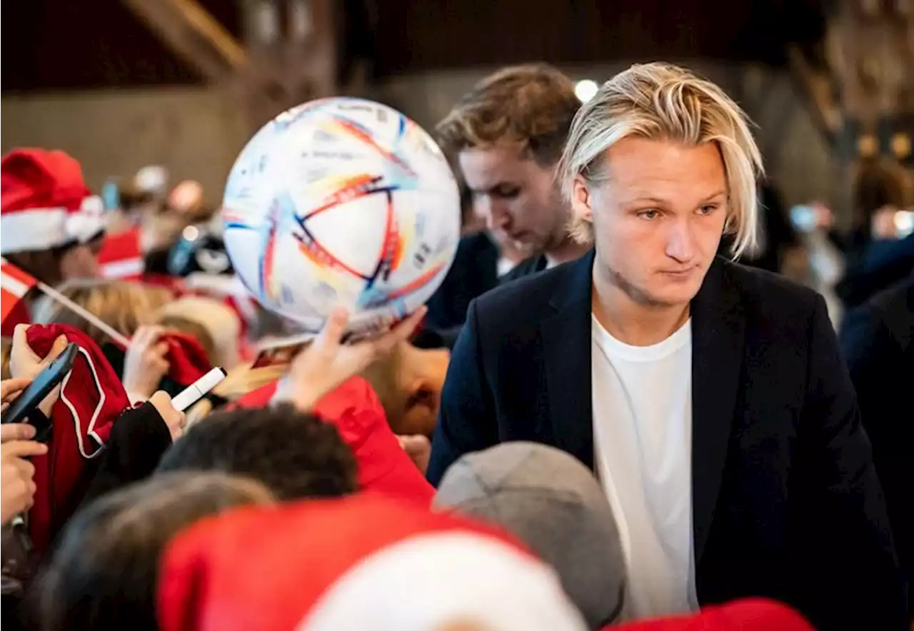 Soccer-Dolberg to lead Danish line in World Cup opener with Tunisia