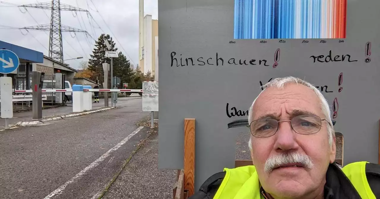 Zufahrt am Kohlekraftwerk blockiert: Wieso die Aktion des Klima-Aktivisten in Bexbach eine einsame, aber sinnvolle Aktion war