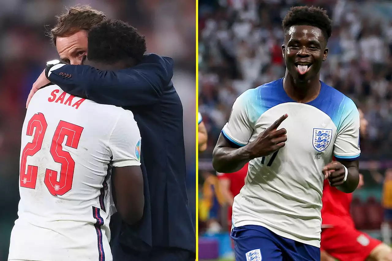 Bukayo Saka's incredible record since Euro 2020 final from Arsenal star man to World Cup goalscorer