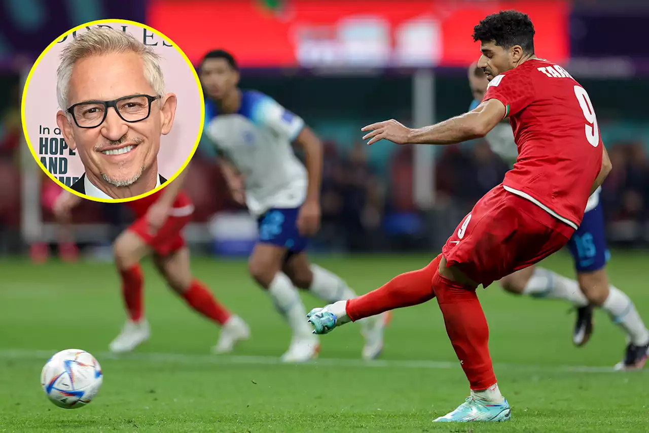 Lineker jokes Iran got late penalty as VAR felt sorry for them in England drubbing