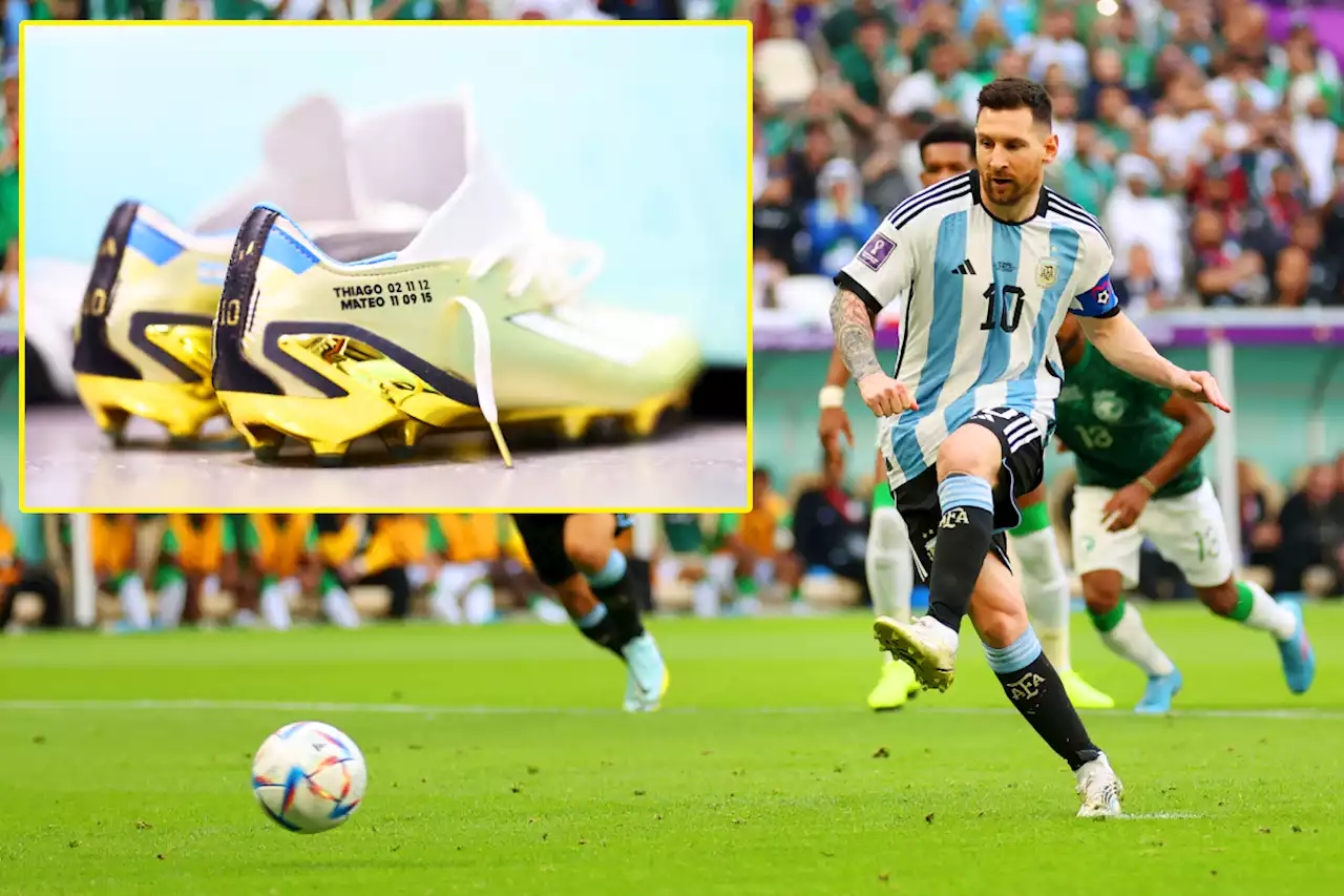 The subtle details of Lionel Messi's golden Qatar 2022 World Cup boots explained