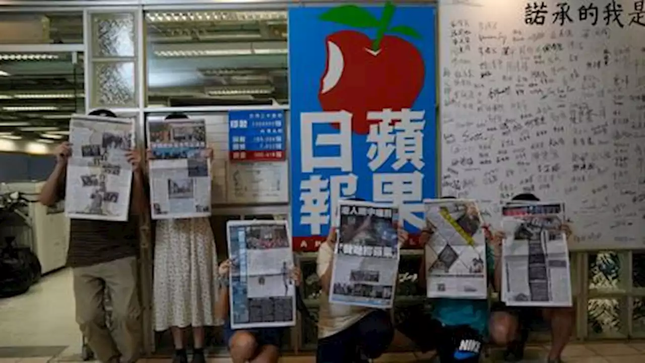 Six ex-Hong Kong newspaper staff plead guilty in anti-China protests case