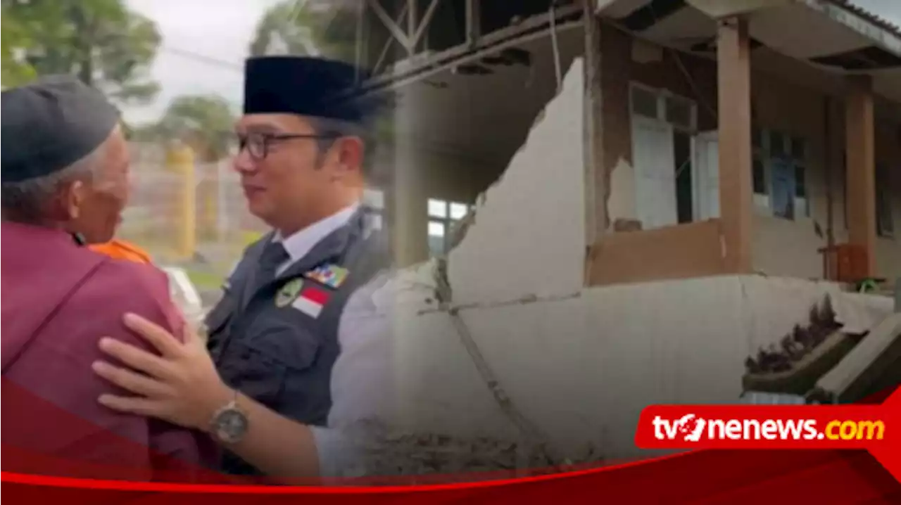 Ridwan Kamil Ikut Makamkan Alinda Dela Korban Tewas Gempa Cianjur, Air Mata Ayah Alinda Tumpah