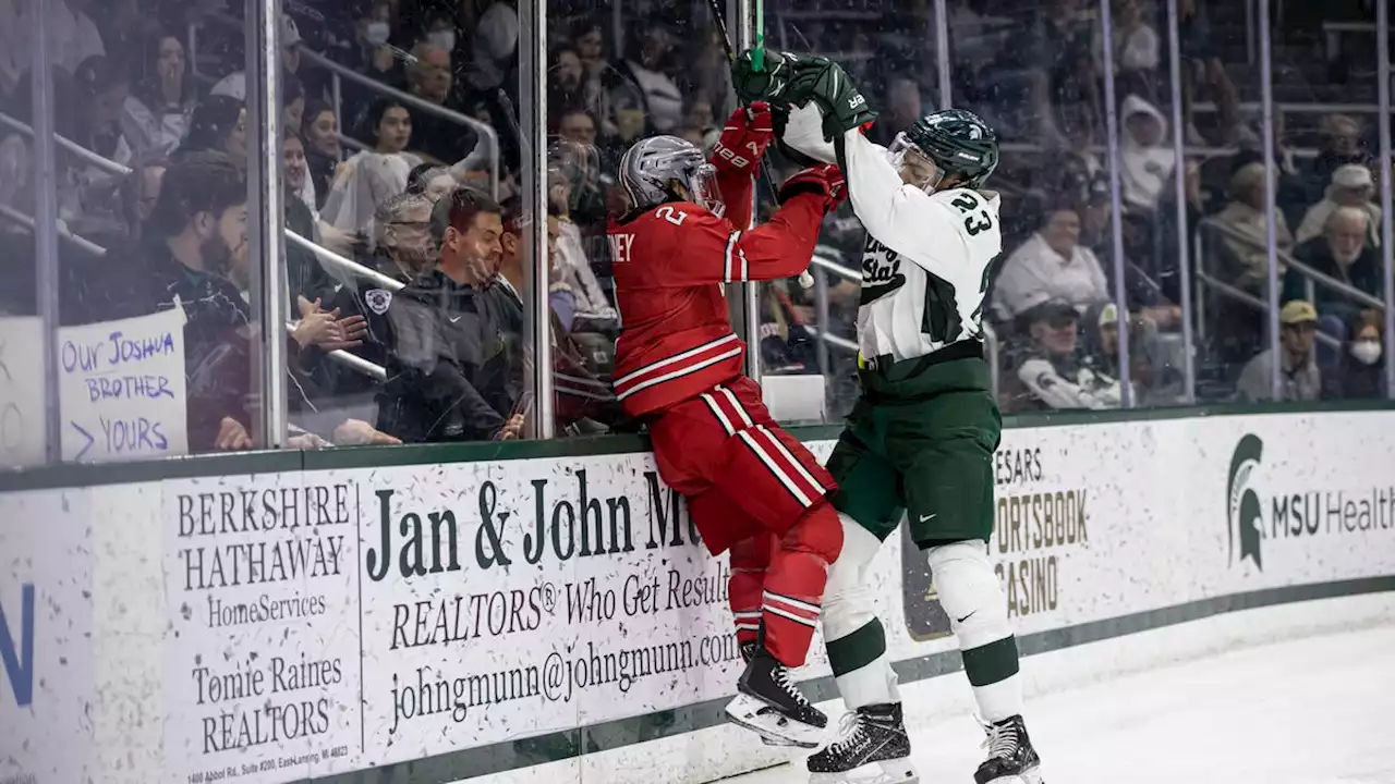 Michigan State hockey's Jagger Joshua says Ohio State player used racial slurs