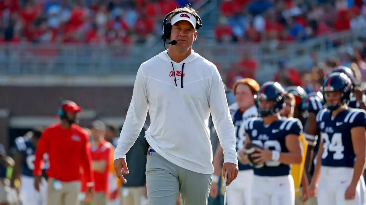 Mississippi football coach Lane Kiffin responds to report he's headed to Auburn