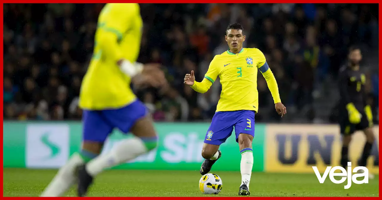 Definido: Thiago Silva será o capitão do Brasil na estreia da Copa