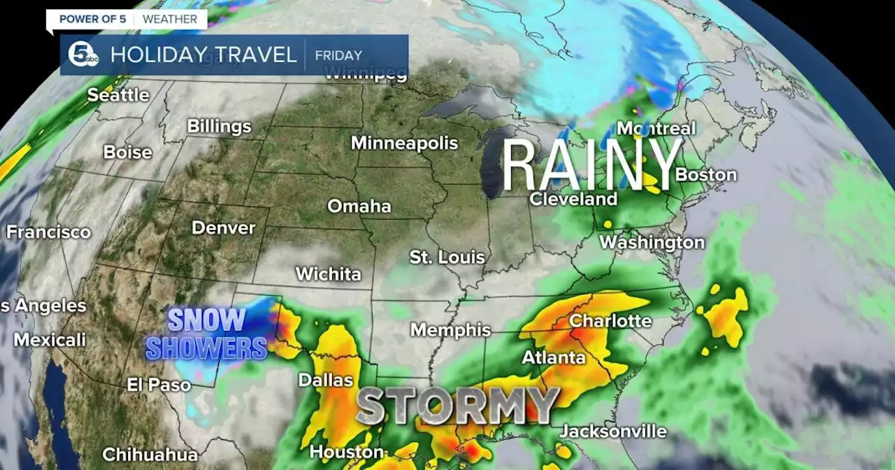 Here's a first look at your Thanksgiving travel forecast