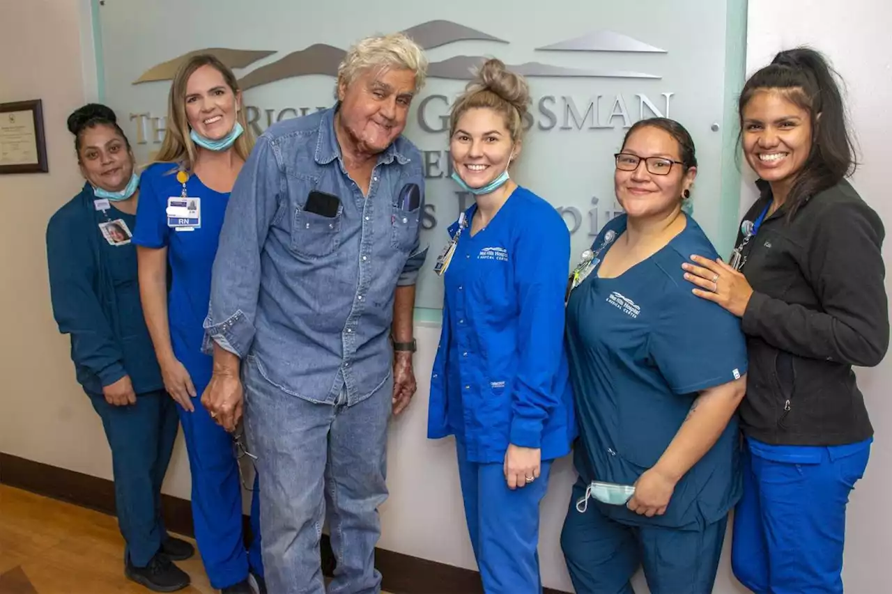 Jay Leno discharged from hospital 9 days after suffering severe burns from gasoline fire