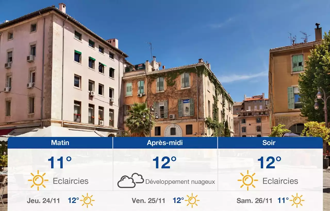 Prévisions météo du mercredi 23 novembre 2022 à Marseille