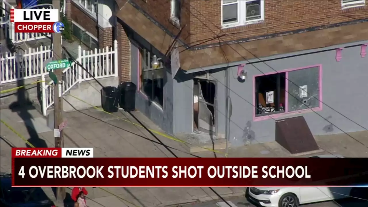 4 students shot near Philadelphia's Overbrook High School: Police