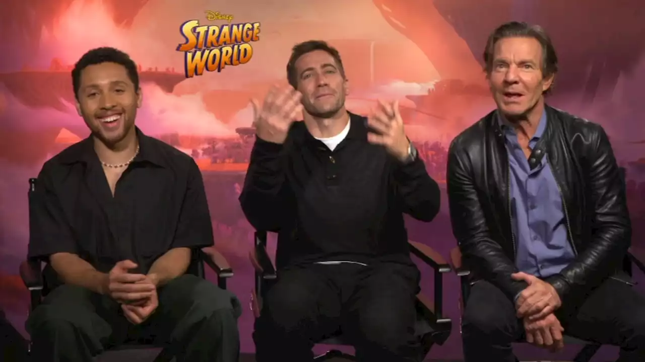 Stars give glimpse into Disney's new 'Strange World' movie