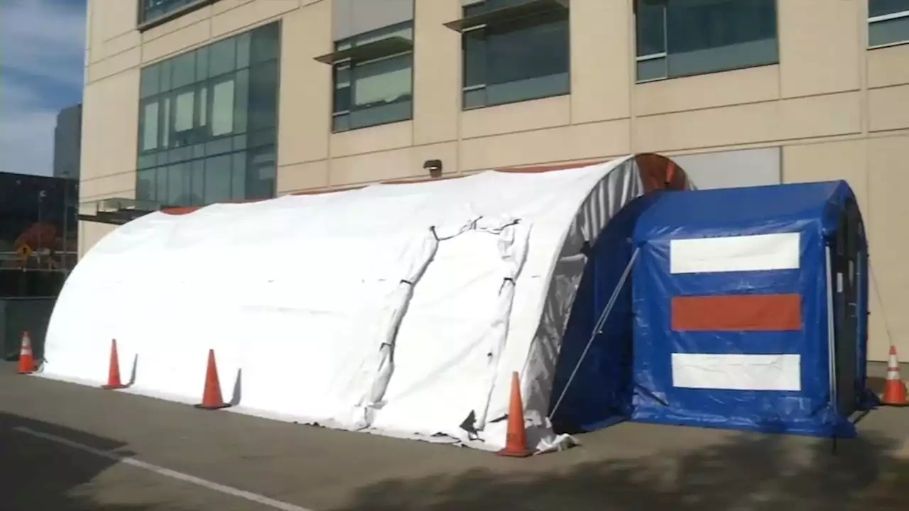 Bay Area hospitals putting up overflow tents to deal with surge in pediatric RSV cases