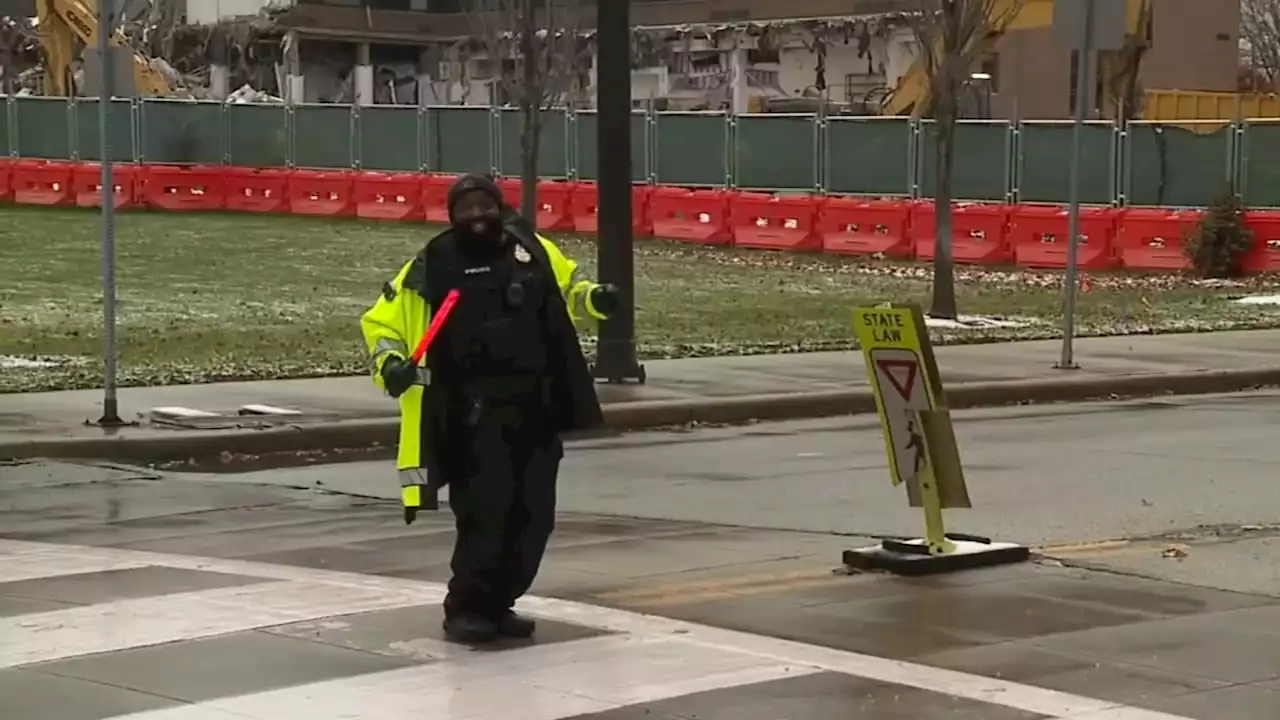 'This is just me being me': Crossing guard's dance moves while directing traffic go viral