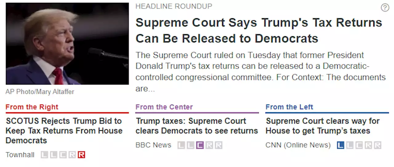 Supreme Court Says Trump's Tax Returns Can Be Released to Democrats