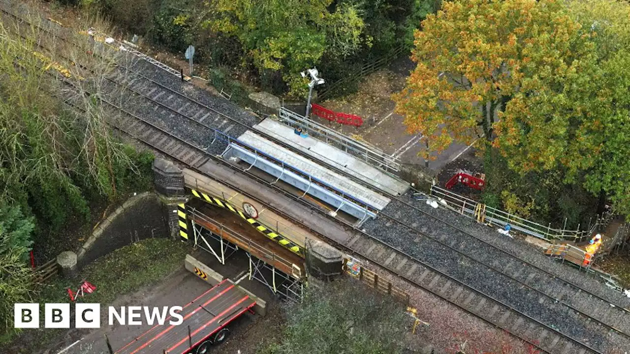 Repairs to Rutland lorry crash railway bridge completed