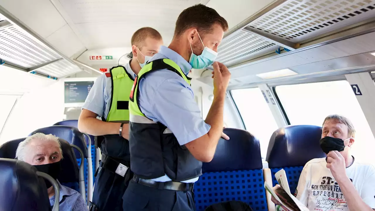 Die Bahn achtet nicht auf Pünktlichkeit, aber auf die Maske