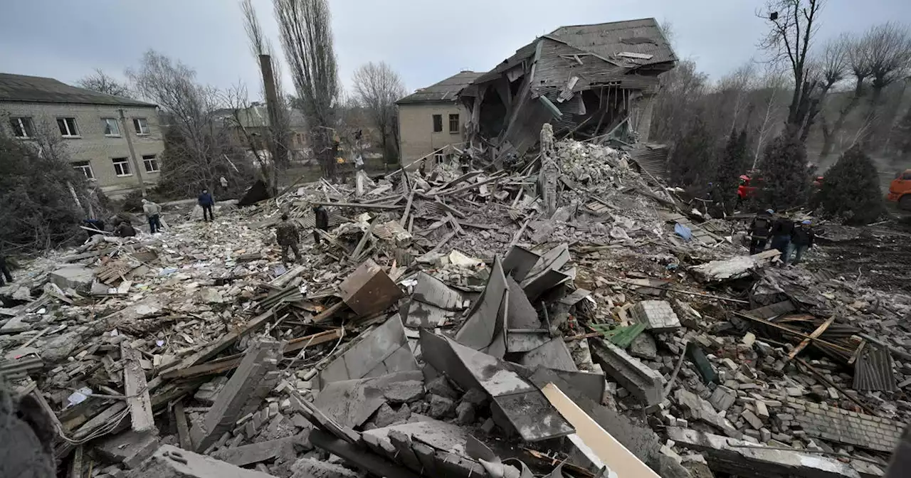 A newborn baby was killed at a Ukrainian hospital during a Russian airstrike, officials say