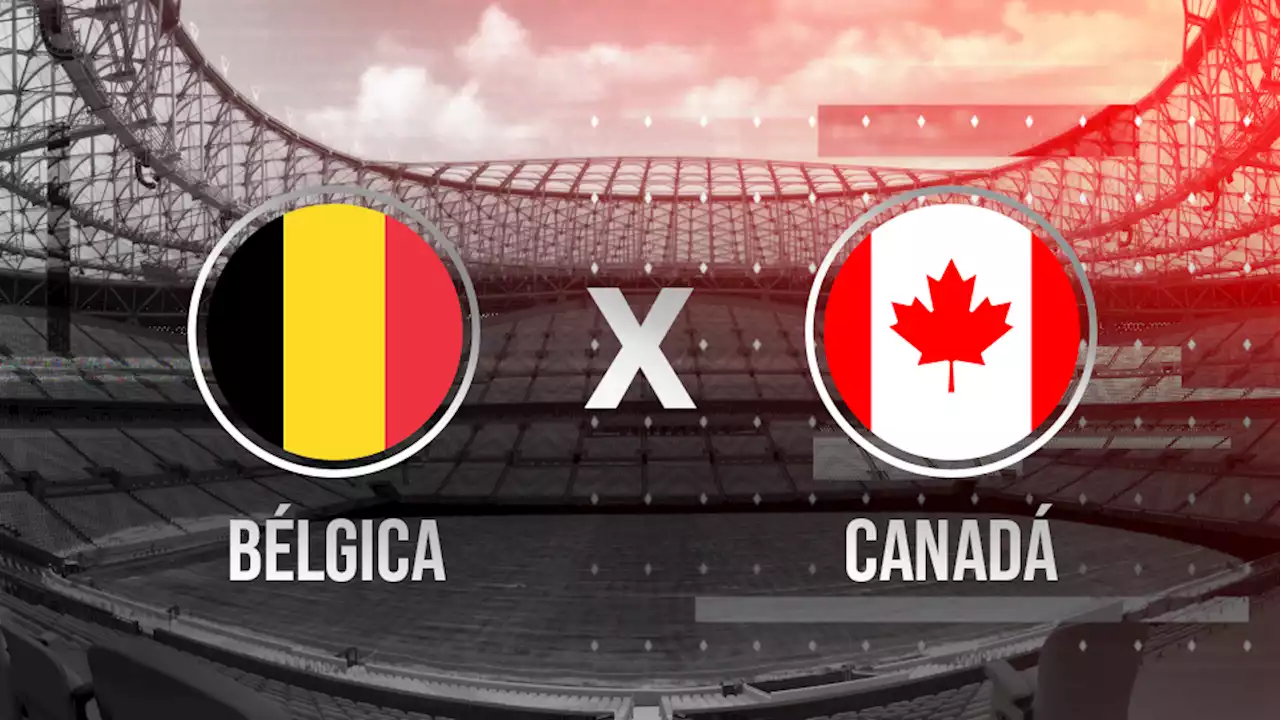 Jogo da Copa Ao Vivo: Bélgica x Canadá