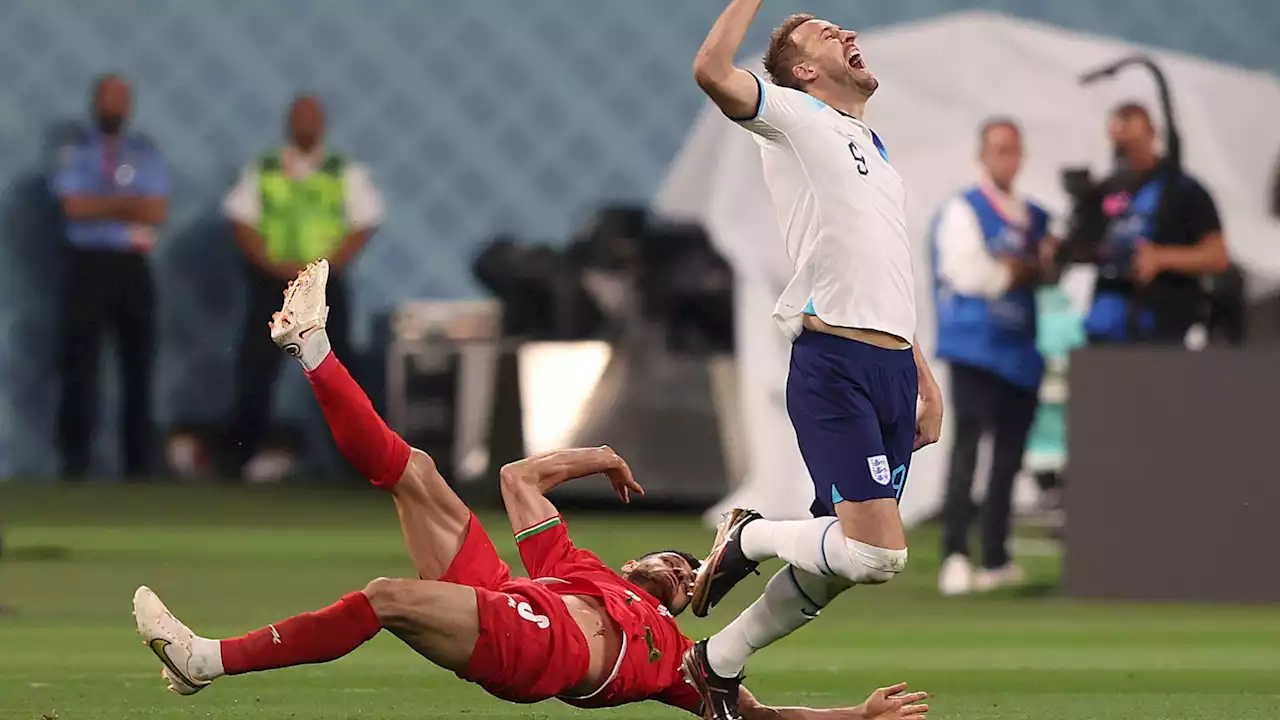 England captain Harry Kane to have scan on ankle after poor challenge during win over Iran